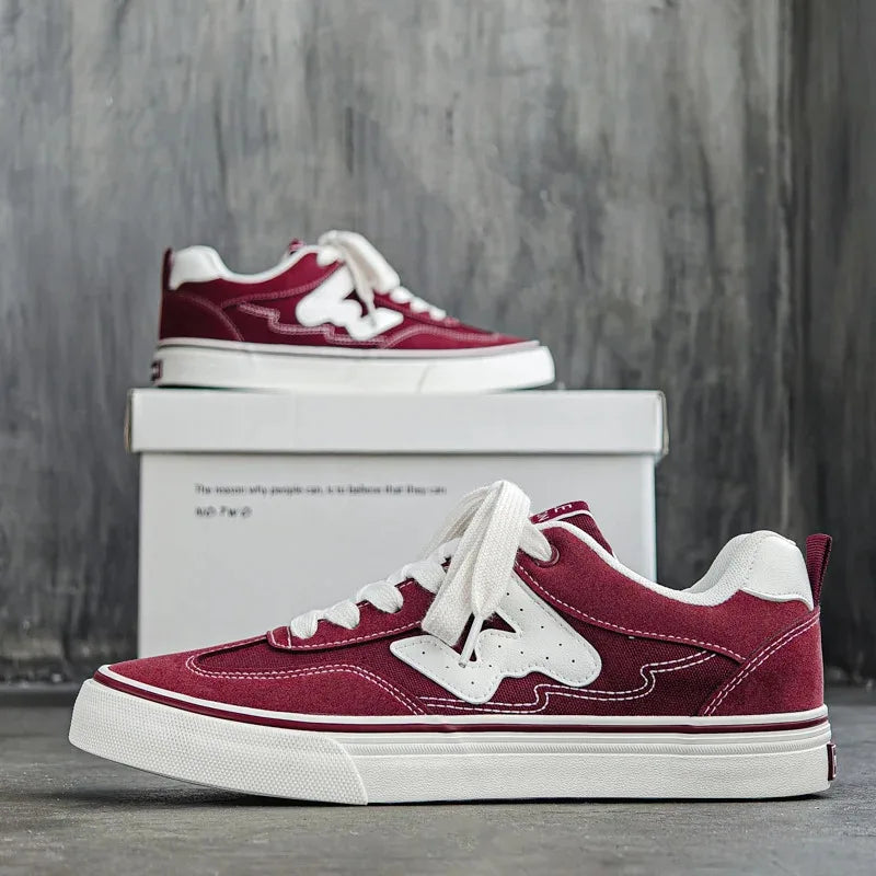 2025 New Skate Shoes – High-Quality Cold Sticky Rubber Sole, All-Match Casual White Shoes for Couples